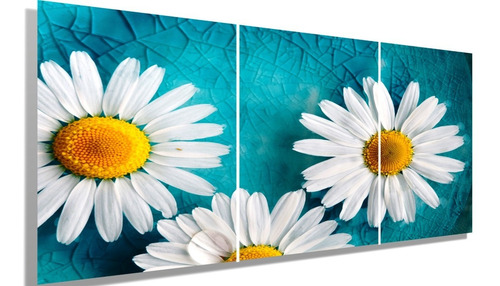 Cuadros Decorativos Margaritas 120 Por 60 Cms