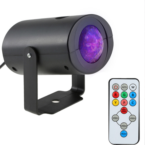 Stage Light Support Mini 9w Ir Disco Remote Led