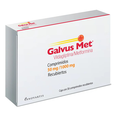 Galvus Met Comprimido 50 Mg\u002F1000 Mg, 30 Comprimidos | Envío gratis