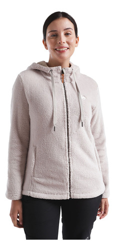 Chaqueta Peludo Dahlia Mujer White Doite