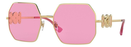 Versace Ve2248 327866 Square Shape Pink Gold