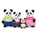 Muñeco Familia Animalitos De Peluche Panda Li'l Woodzeez