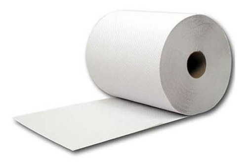 Papel Toalha 100m X 20cm Bobina Branco Ouroppel C/8 Rolos