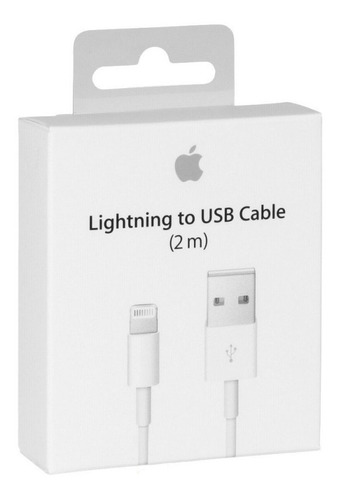 Cable Original iPhone iPad Apple Lightning Conector 2m