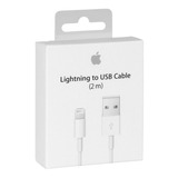 Cable Original iPhone iPad Apple Lightning Conector 2m