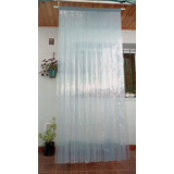 Cortina Doble Anti Moscas En Color Cristal 90 Cm X 2,10 Mts