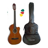 Violão Giannini Nf-14 Afinador G3t Natural + Capa + Brinde