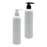 Envases Botellas Blancas 250ml Con Dosificador Blanco X 10