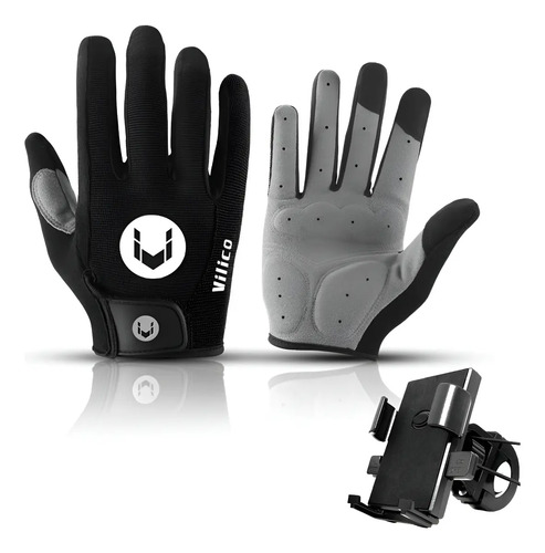 Guantes De Bicicleta Transpirables Con Pantalla De Choque | MercadoLibre