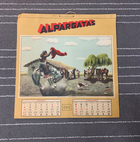 Almanaque Alpargatas 1961 Molina Campos