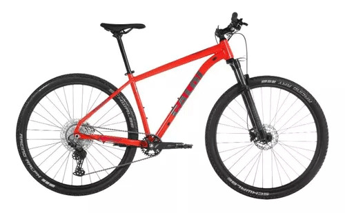 Mountain Bike Caloi Explorer Pro 2023 Aro 29 19  11v Freios De Disco Hidráulico Câmbio Shimano Deore M5100 Cor Vermelho/cinza