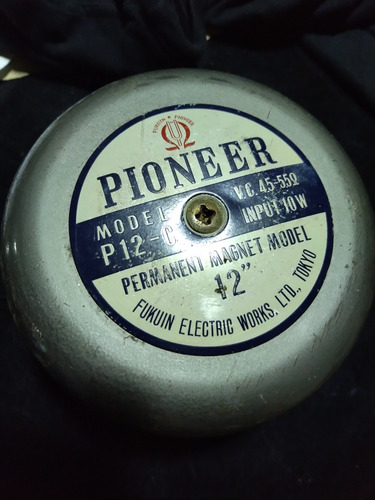 Tapa Parlante 12  Pioneer Vintage 