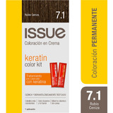  Issue Kit Tintura En Crema Keratin Color Tono 7.1 Rubio Ceniza