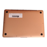 Tapa Base Macbook Air A1932 A2179 2018 2019 2020 Rosa Dorado