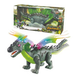 Dinossauro Com Luz Som E Movimento Anda Brinquedo Pilha