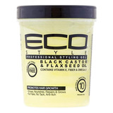 Eco Style Black Castor Y Aceite De Linaza En Gel 32 Oz