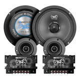 Set De Medios 6.5  300w Open Show 2 Vias Kapton Soundstream