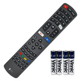 Control Remoto Remofix Smart Tv Pilas Compatible Con Rca V9