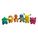 Figuras Pokémon - 8 Cm Altura - Juguetes Set Pikachu Con Luz