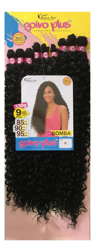 Cabelo Fibra Orgânica Modern Girl Bomba Goivo Plus 85cm 330g