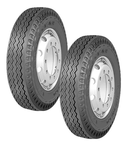 Paquete 2 Llantas Goodyear Tragaleguas Il 7.50-17 10c Sc