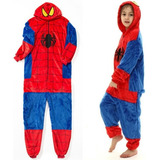 Pijama Kigurimi Niño Adulto Spiderman Hombre Araña Entero