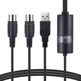 Cable De Entrada Usb Para Piano Eléctrico Convertidor Midi