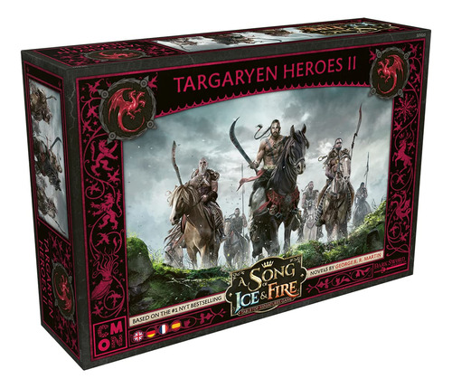 Cmon Juego De Caja De Mesa En Miniatura De Targaryen Heroes.