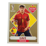 Lámina Gavi Legend Gold Oro Extra Sticker Panini Qatar 2022