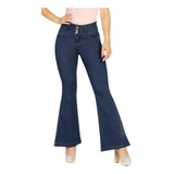 Jeans Mujer Flare Full Elasticado Push Up