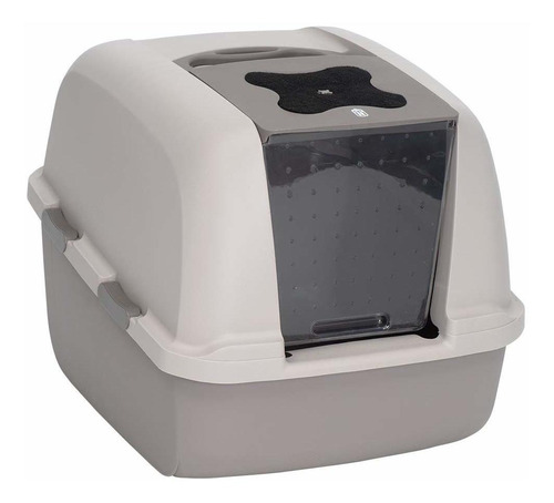 Caja Sanitaria Para Gato Tamao Jumbo, Catit, Gris, Paquete