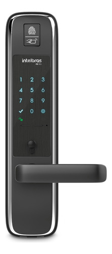 Fechadura Digital Touch Embutir Com Biometria Fr 331 Preta