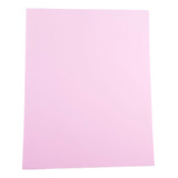 Foamy Liso Tamaño Cuadricarta 10 Pzas Selanusa Color Rosa Pastel