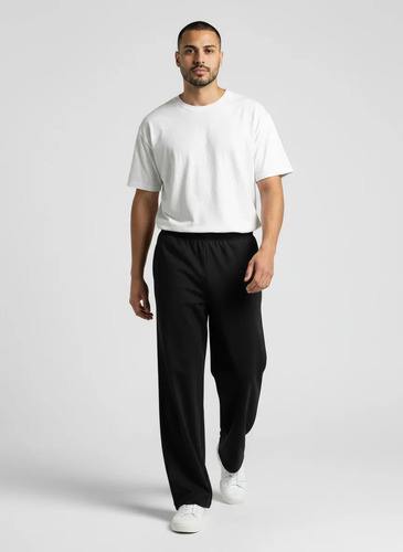 Pants Recto Suave De Algodón Felpa: Calidad Comodo Fresco