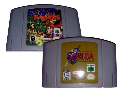 Legend Of Zelda Ocarina Of Time N64 + Banjo Kazooie R-pr0