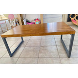 Mesa Ratona De Madera Y Hierro!! 0,60x 1 Metro