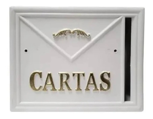 Caixa Para Cartas Correios Entrada Vertical Para Grade Pvc