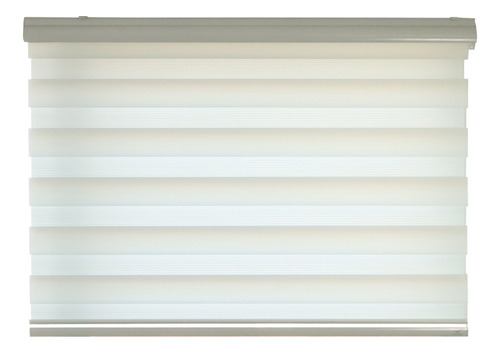 Cortinas Roller Duo Día/noche Zebra 1.6x1.6 Blanca R3545