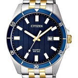 Relógio Citizen Masculino Tz31114a Misto Azul Analogico Off