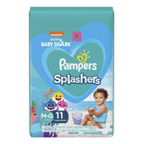 Fralda Pampers Splashers Para Praia Piscina Tamanho M/g 11un Gênero Sem Gênero Tamanho Médio (m)