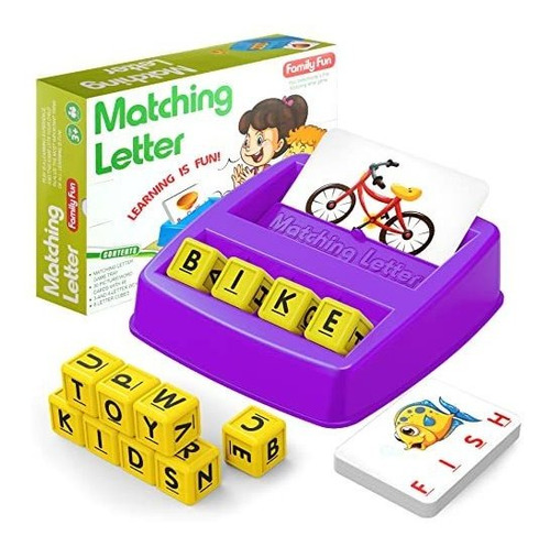 Juego De Letras Para Niños De 3-8 Años, Regalo Ideal