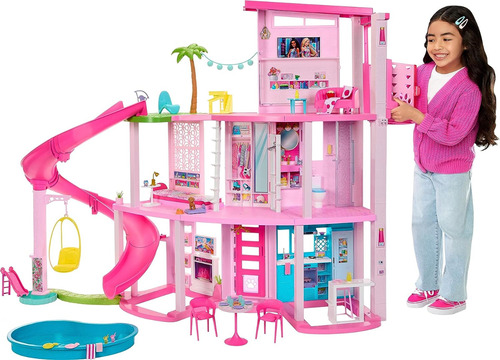 Dream House Barbie The Movie 2023 + 75 Accesorios