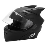 Casco Bluetooth Para Moto, Doble Visera Abatible Con Fm