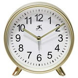 Reloj Despertador De Mesa Decorativo Dorado Lindo Reloj Desp