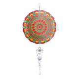 Decoração Mandala Spinner + Enfeite Espiral Jardim Kit 2 Un