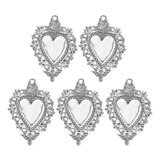 Collares Y Colgantes Para Hacer Joyas Con Forma De Corazón P