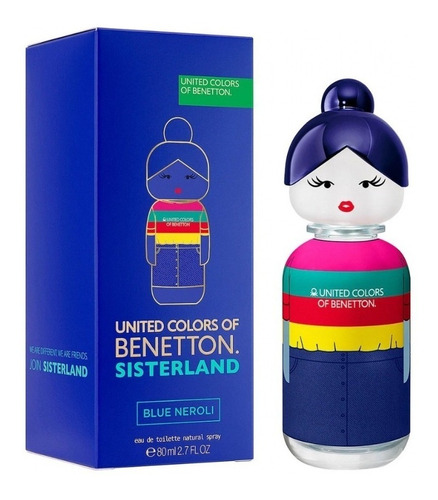 Benetton Sisterland Blue Neroli Edt 80 ml Para Mujer 3c