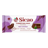 Chocolate Sicao Mais Barra 1,01kg Meio Amargo