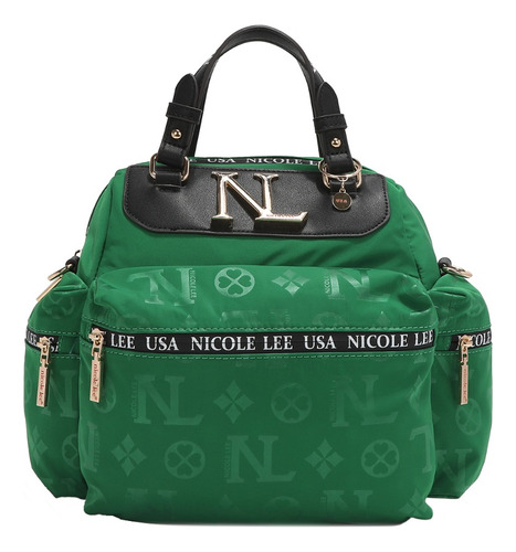 Bolsa Shopper Nicole Lee Keysha De Nylon Grabado Fw23