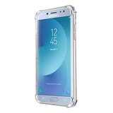 Funda Transparente Para Samsung Galaxy J7 Prime + Vidrio 9d